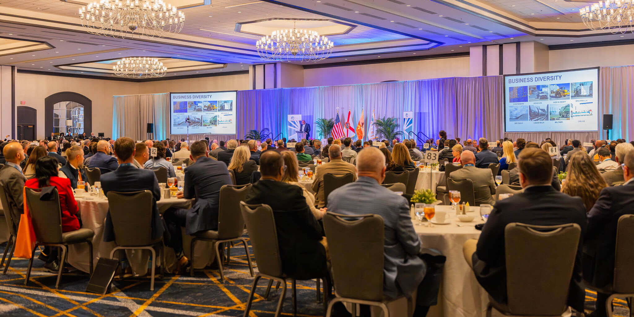 More than 600 maritime professionals attend the 2026 JAXPORT State of the Port event in downtown Jacksonville on Thursday